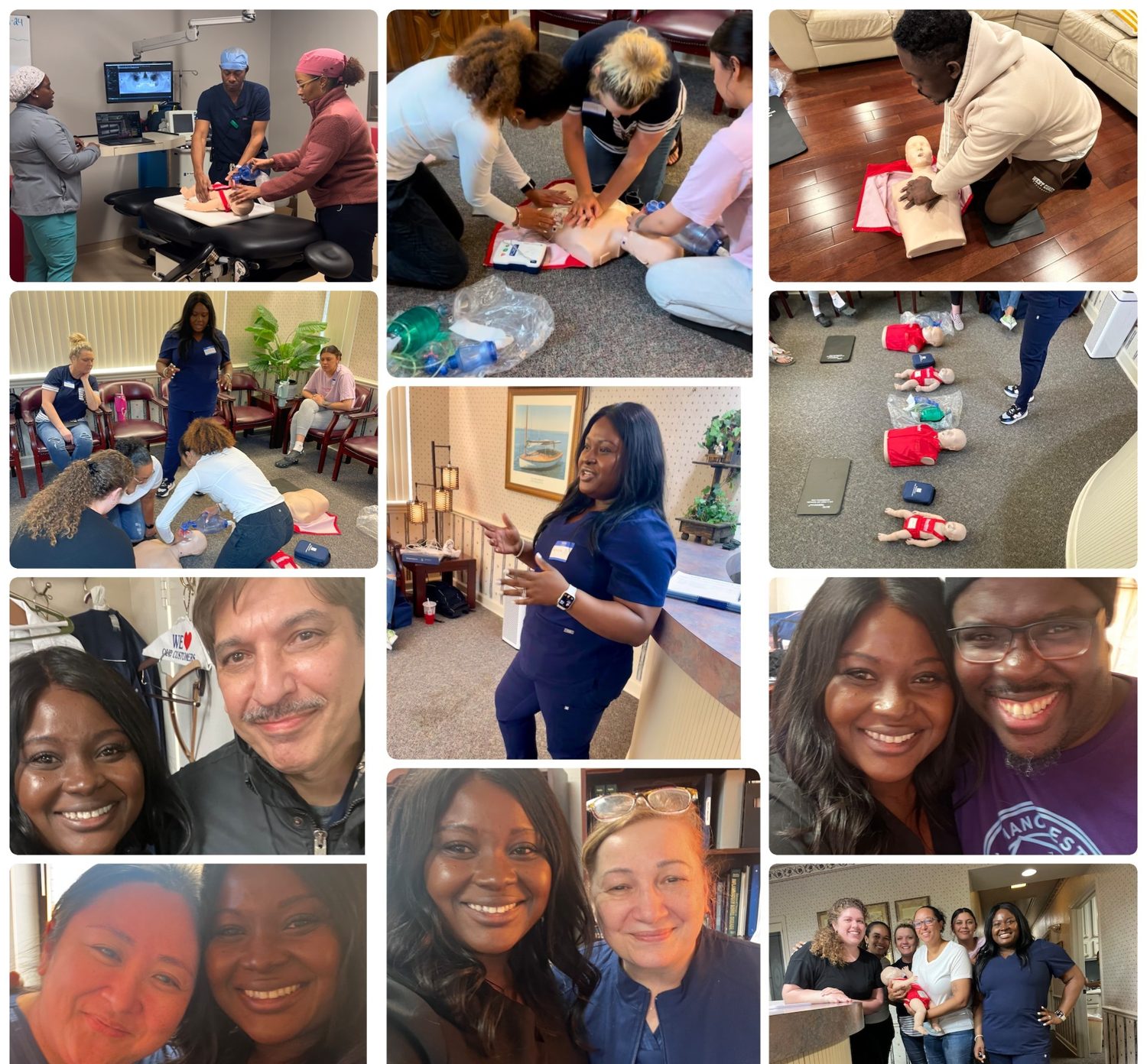 Bright Anesthesia Care CPR classes — real students and sessions
